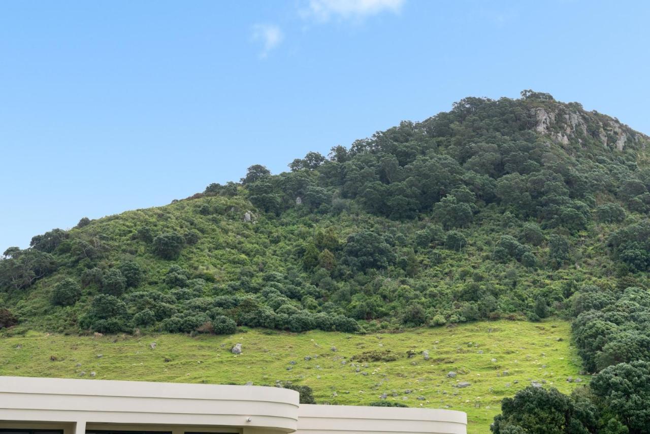 Oceanside Apartment With Garden Views Mount Maunganui Esterno foto